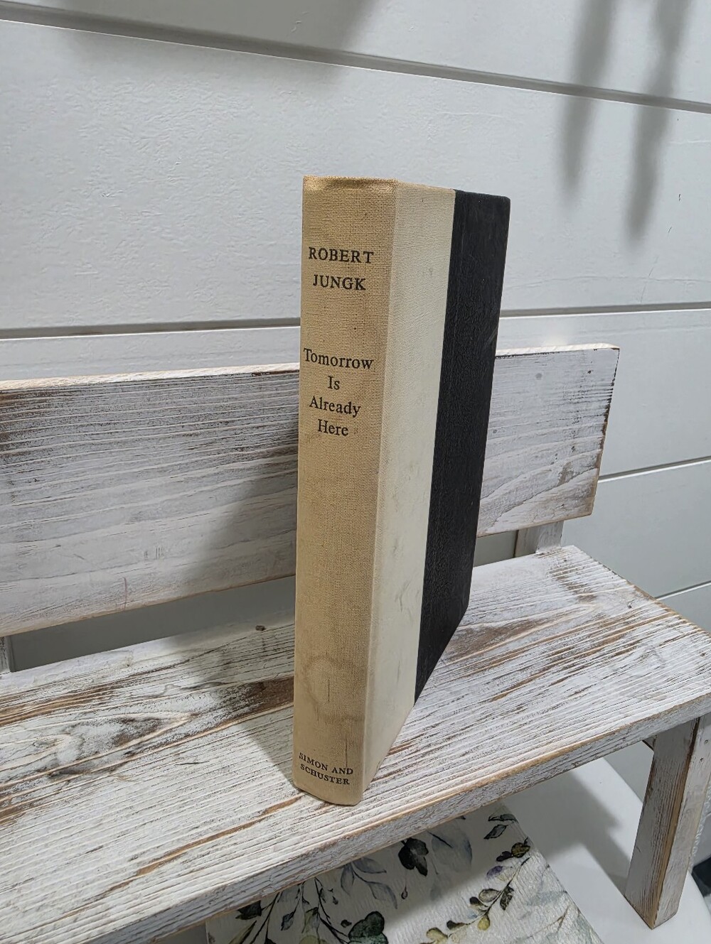 Vintage first edition of Tomorrow Is Already Here by Robert Jungk